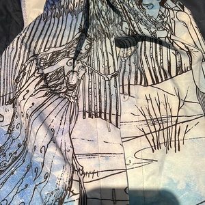 Black Milk Corpse Bride Button up shirt Sz S